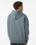 Independent Trading Co. IND420XD Unisex Mainstreet Heavyweight Hooded Sweatshirt - Blue Magic - model back