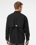 Columbia 212463 Men's PFG Bahama II Shirt - Black - model back