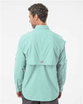 Columbia 212463 Men's PFG Bahama II Shirt - Gulf Stream - model back