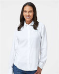 Columbia 212465 Women's PFG Tamiami II Shirt - White - model front