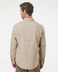 Columbia 212467 Men's PFG Tamiami II Shirt - Fossil - model back