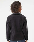 Columbia 212470 Women’s Benton Springs Fleece Full-Zip Jacket - Black - model back