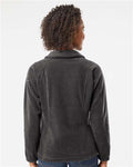 Columbia 212470 Women’s Benton Springs Fleece Full-Zip Jacket - Charcoal Heather - model back