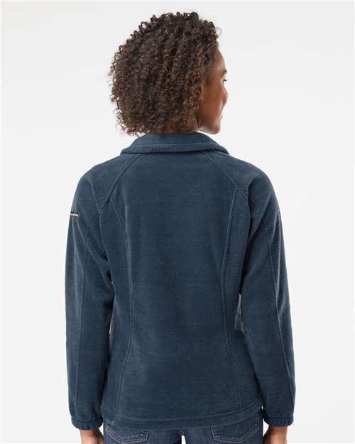 Columbia 212470 Women’s Benton Springs Fleece Full-Zip Jacket - Columbia Navy - model back