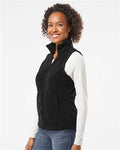 Columbia 212471 Women’s Benton Springs Fleece Vest - Black - model side