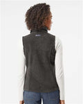 Columbia 212471 Women’s Benton Springs Fleece Vest - Charcoal Heather - model back