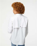 Columbia 212474 Women's PFG Bahama Shirt - White - model back