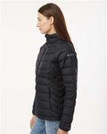 Columbia 212490 Women's Powder Lite II Full Zip Jacket - Black - model side