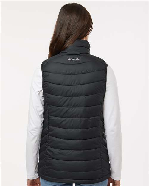 Columbia 212492 Women's Powder Lite Vest - Black - model back