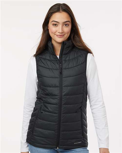Columbia 212492 Women's Powder Lite Vest - Black - model front