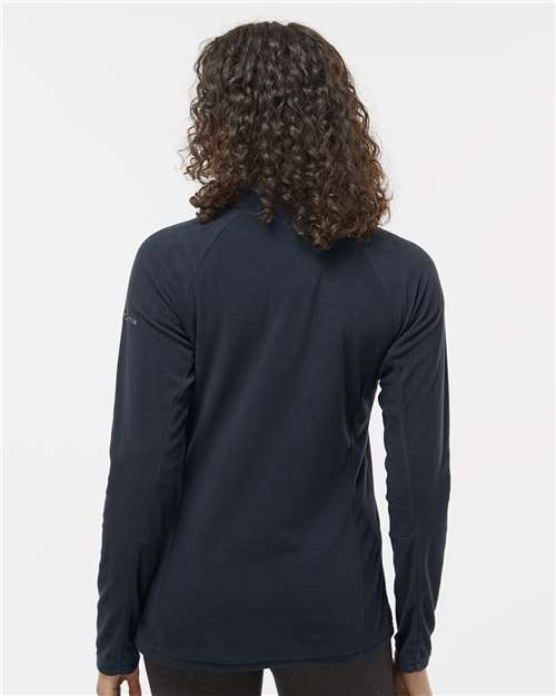 Columbia 212495 Women's Glacial IV Fleece Half-Zip Pullover - Black - model back