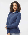 Columbia 212495 Women's Glacial IV Fleece Half-Zip Pullover - Nocturnal - model side