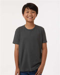 Tultex 235 Youth Fine Jersey T-Shirt - Charcoal - model front