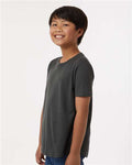 Tultex 235 Youth Fine Jersey T-Shirt - Charcoal - model side