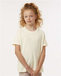 Tultex 235 Youth Fine Jersey T-Shirt - Natural - model front