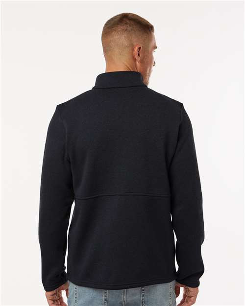 Columbia 209574 Men's Alto Pass Fleece Full-Zip Jacket - Black - model back