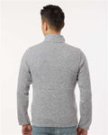 Columbia 209574 Men's Alto Pass Fleece Full-Zip Jacket - City Grey Heather - model back