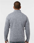 Columbia 209574 Men's Alto Pass Fleece Full-Zip Jacket - Dark Mountain Heather - model back