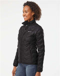 Columbia 208827 Women's Delta Ridge II Down Jacket - Black - model side