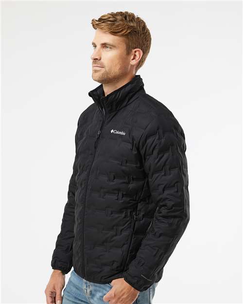 Columbia 208624 Men's Delta Ridge II Down Jacket - Black - model side