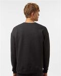 Tultex 340 Unisex Fleece Crewneck Sweatshirt - Heather Graphite - model back