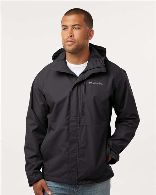 Columbia 208934 Men's Hikebound II Jacket - Black - model front