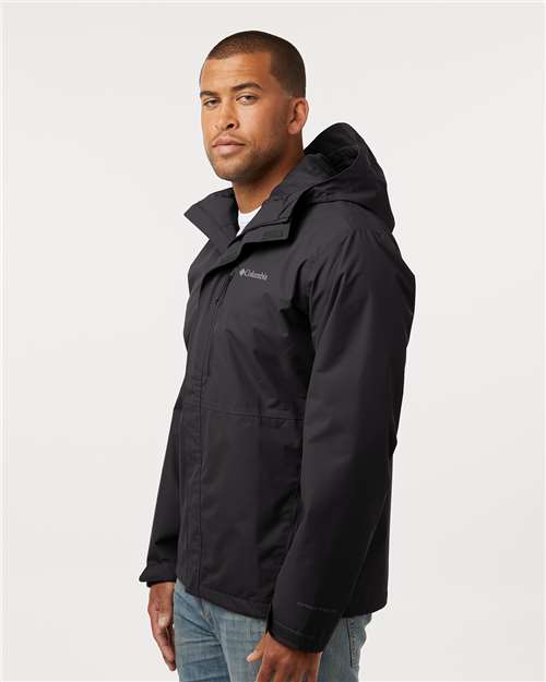 Columbia 208934 Men's Hikebound II Jacket - Black - model side