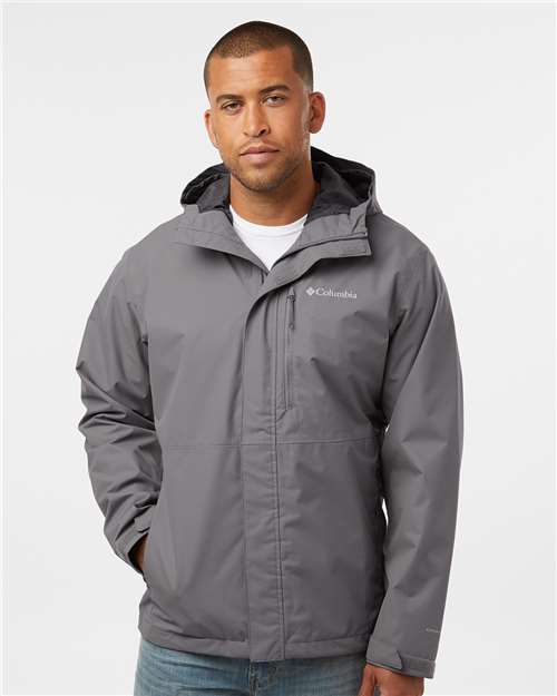 Columbia 208934 Men's Hikebound II Jacket - City Grey - model front