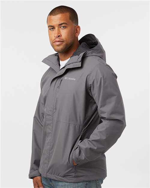 Columbia 208934 Men's Hikebound II Jacket - City Grey - model side