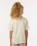 M&O 4850 Youth Gold Soft Touch T-Shirt - Natural - model back