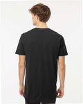 M&O 6500M Unisex Vintage Garment-Dyed T-Shirt - Black - model back