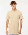 M&O 6500M Unisex Vintage Garment-Dyed T-Shirt - Ivory - model front