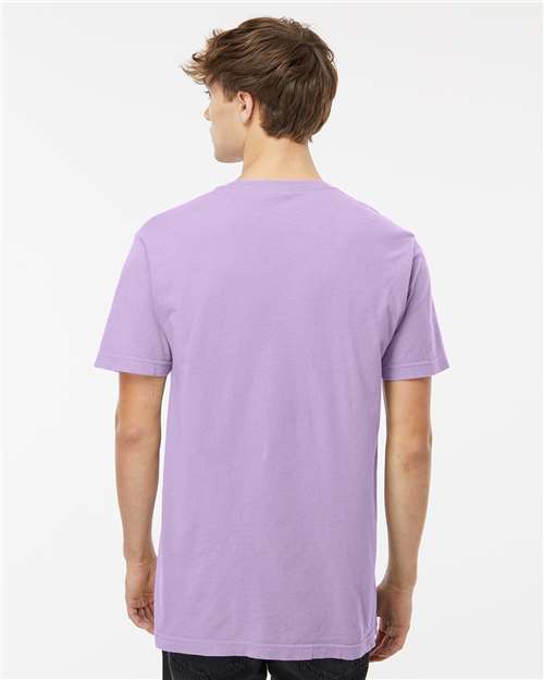 M&O 6500M Unisex Vintage Garment-Dyed T-Shirt - Orchid - model back