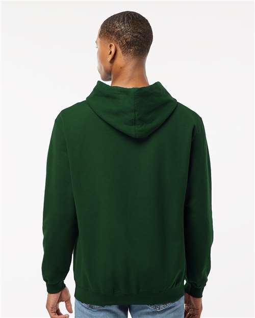 Tultex 320 Unisex Fleece Hooded Sweatshirt - Forest - model back