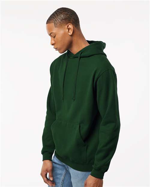 Tultex 320 Unisex Fleece Hooded Sweatshirt - Forest - model side