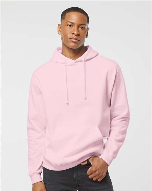 Tultex 320 Unisex Fleece Hooded Sweatshirt - Light Pink - model front