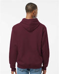 Tultex 320 Unisex Fleece Hooded Sweatshirt - Maroon - model back