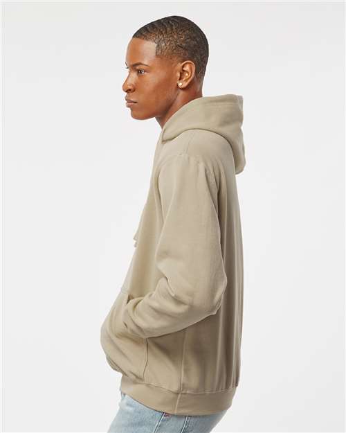 Tultex 320 Unisex Fleece Hooded Sweatshirt - Sand - model side