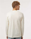 Tultex 202LS Unisex Fine Jersey Long Sleeve T-Shirt - Natural - model back
