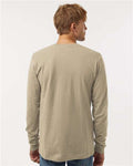 Tultex 202LS Unisex Fine Jersey Long Sleeve T-Shirt - Sand - model back