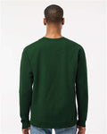 Tultex 340 Unisex Fleece Crewneck Sweatshirt - Forest - model back