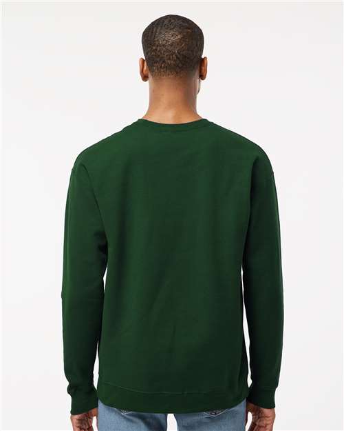 Tultex 340 Unisex Fleece Crewneck Sweatshirt - Forest - model back