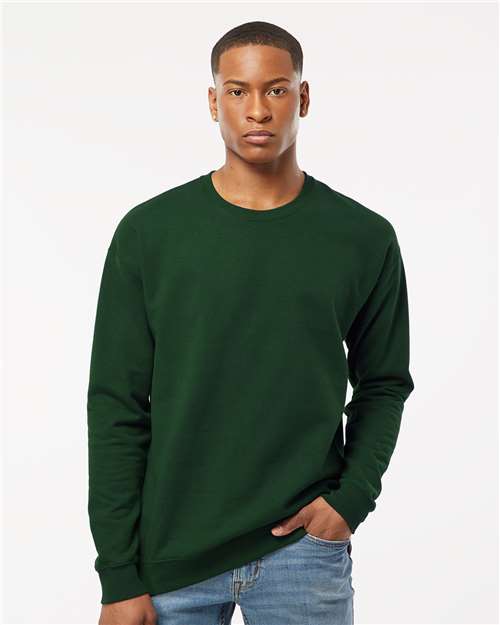 Tultex 340 Unisex Fleece Crewneck Sweatshirt - Forest - model front