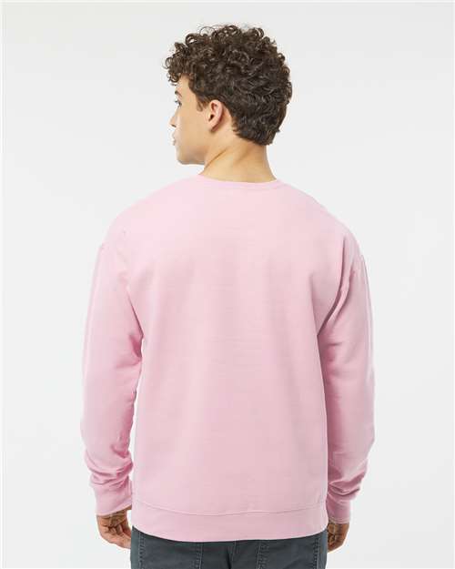 Tultex 340 Unisex Fleece Crewneck Sweatshirt - Light Pink - model back