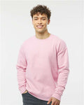 Tultex 340 Unisex Fleece Crewneck Sweatshirt - Light Pink - model front