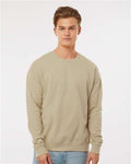 Tultex 340 Unisex Fleece Crewneck Sweatshirt - Sand - model front