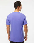 M&O 4800 Men's Gold Soft Touch T-Shirt - Violet - model back