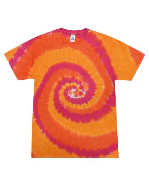Colortone 1000 Unisex Multi-Color Tie-Dyed T-Shirt - Hypnotize - front