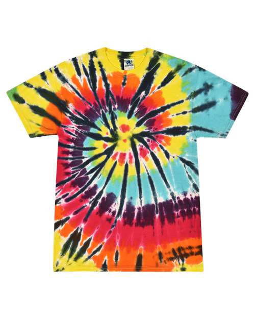 Colortone 1000 Unisex Multi-Color Tie-Dyed T-Shirt - Lava Lamp - front