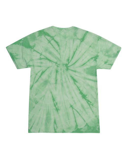 Colortone 1000 Unisex Multi-Color Tie-Dyed T-Shirt - Spider Mint - back